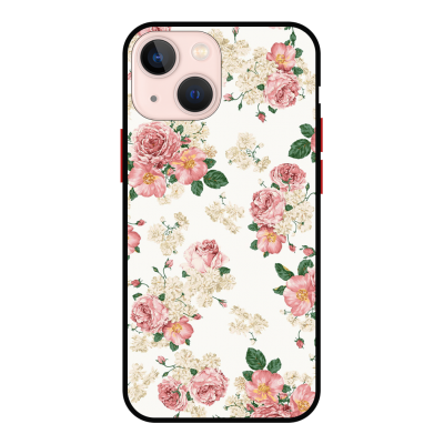 Husa Protectie AntiShock Premium, iPhone 13, Flowers